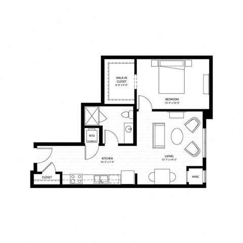 a black and white floor plan of a house